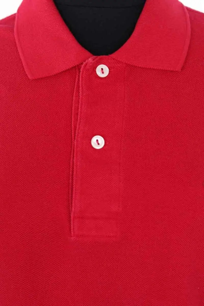 Polo Lacoste Rouge en Coton
