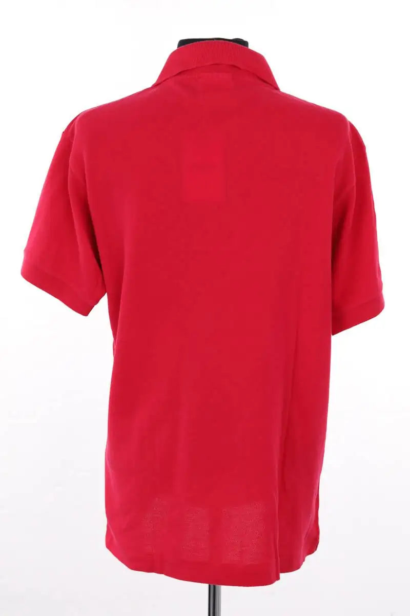 Polo Lacoste Rouge en Coton