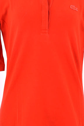 Polo Lacoste Rouge en Coton