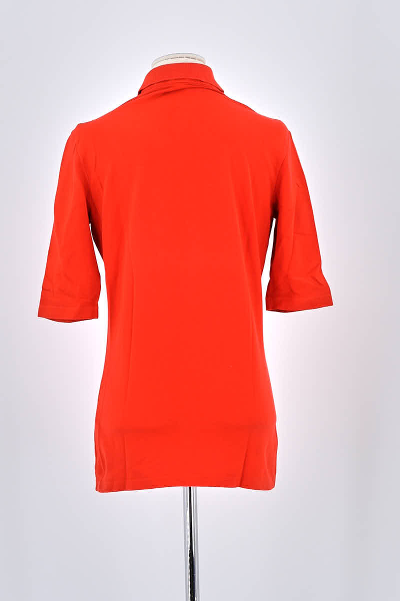 Polo Lacoste Rouge en Coton