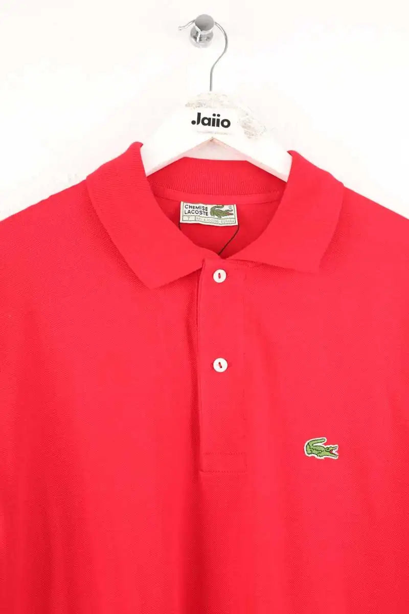 Polo Lacoste Rouge en Coton