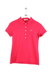 Polo Lacoste Rouge en Coton, taille M - Seconde Main
