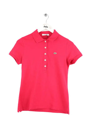 Polo Lacoste Rouge en Coton, taille M - Seconde Main