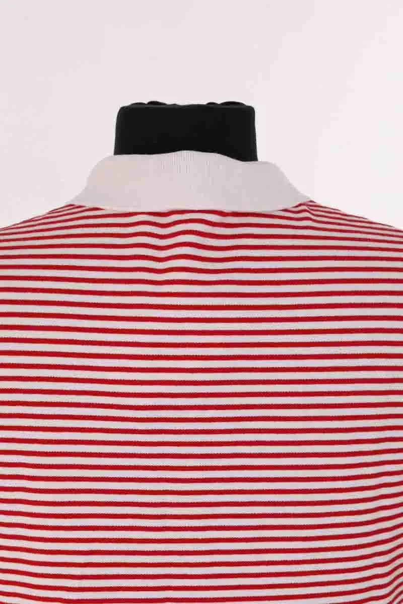 Polo Lacoste Rouge en Coton