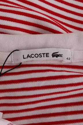 Polo Lacoste Rouge en Coton