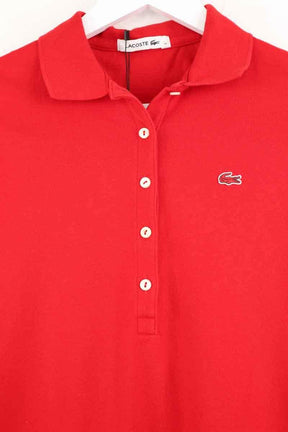 Polo Lacoste Rouge en Coton