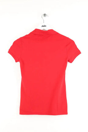 Polo Lacoste Rouge en Coton