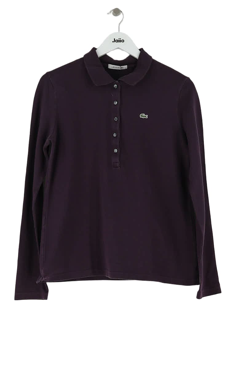 Polo Lacoste Violet en Coton, taille L - Seconde Main