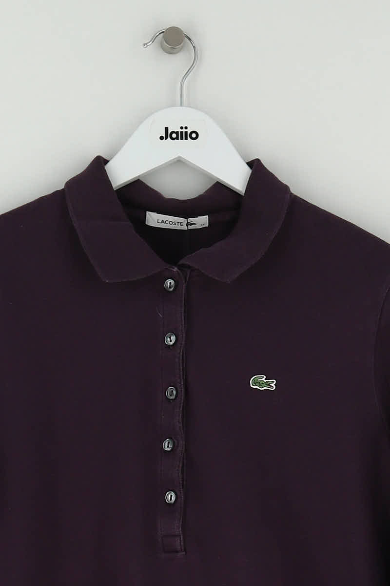 Polo Lacoste Violet en Coton