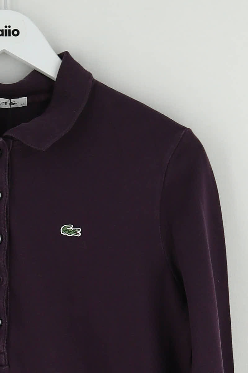 Polo Lacoste Violet en Coton