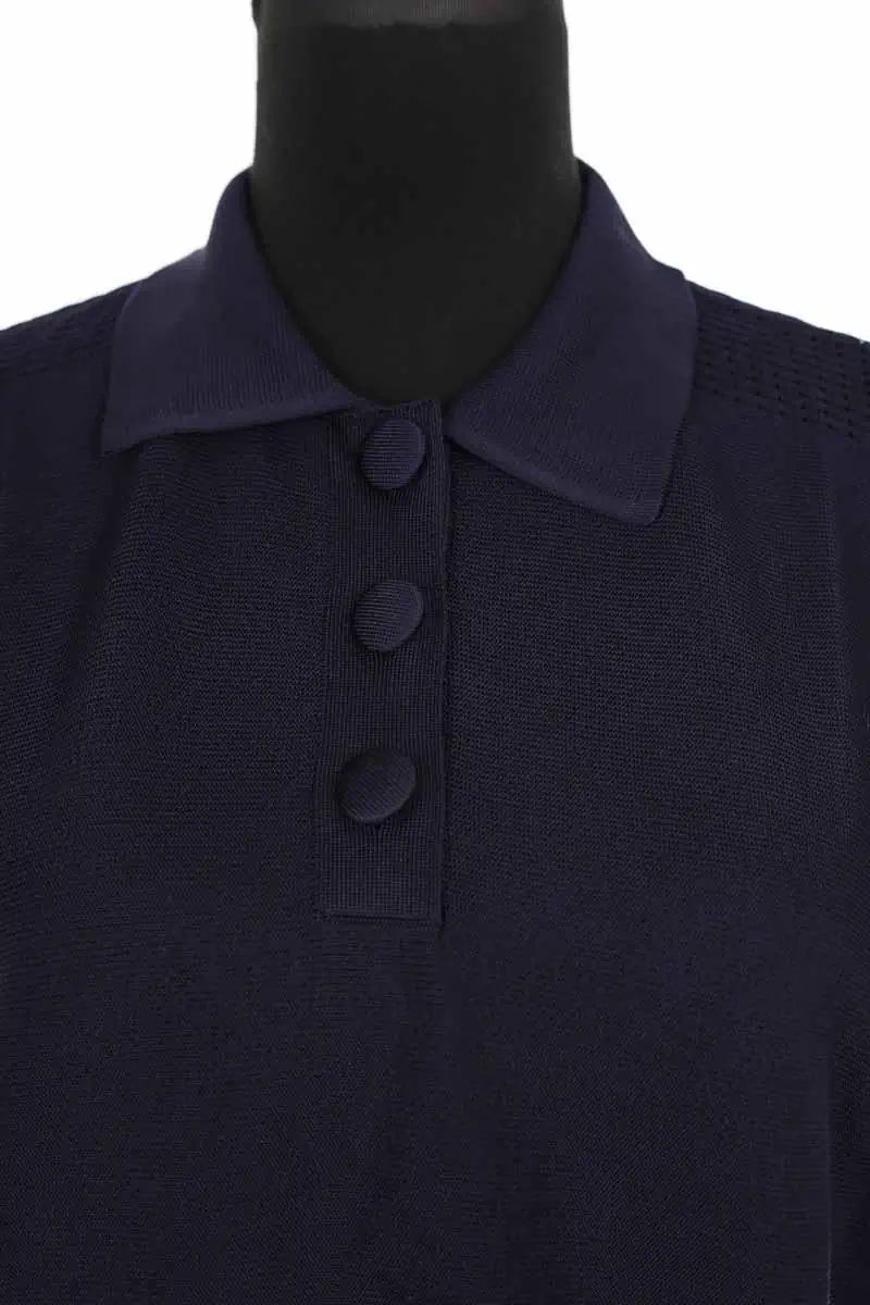 Polo Montagut Melisse Bleu en Polyamide