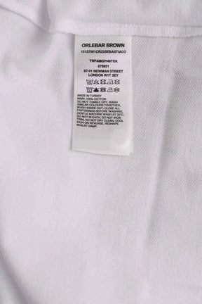 Polo Orlebar Brown Blanc en Coton