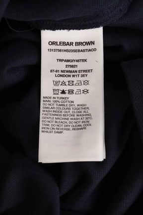 Polo Orlebar Brown Marine en Coton