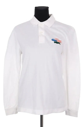 Polo Ralph Lauren Blanc en Coton, taille L - Seconde Main