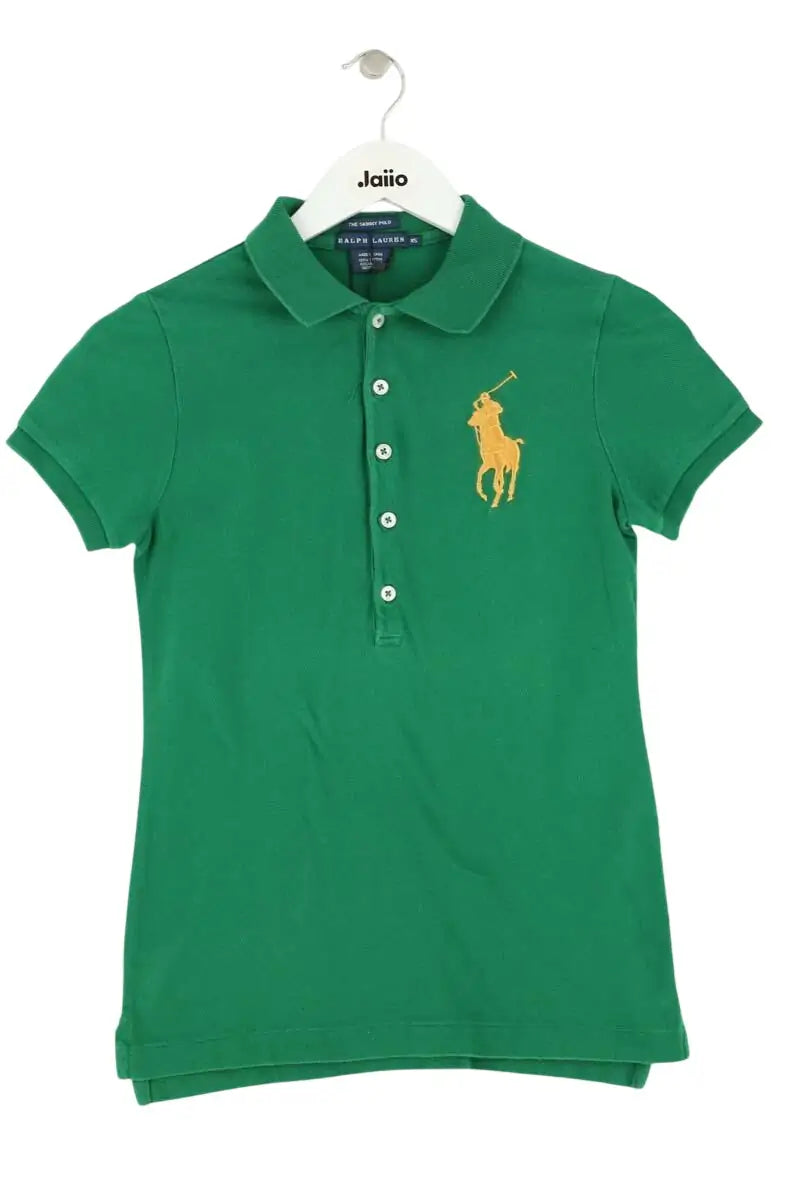 Polo Ralph Lauren Vert en Coton, taille XS - Seconde Main