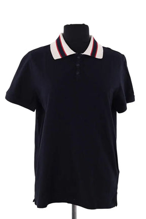 Polo Sandro Marine en Coton, taille S - Seconde Main