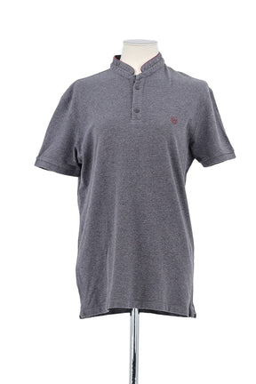 Polo The Kooples Gris en Coton, taille M - Seconde Main