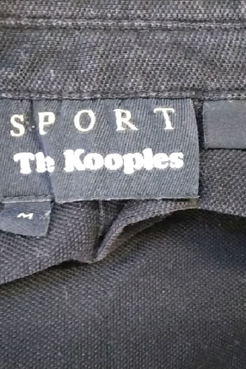 Polo The Kooples Noir en Coton