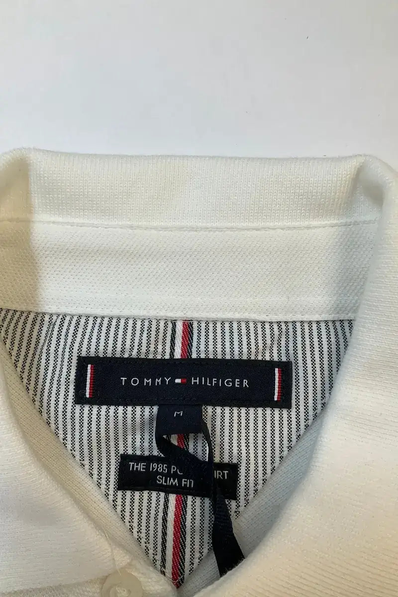 Polo Tommy Hilfiger Blanc en Coton