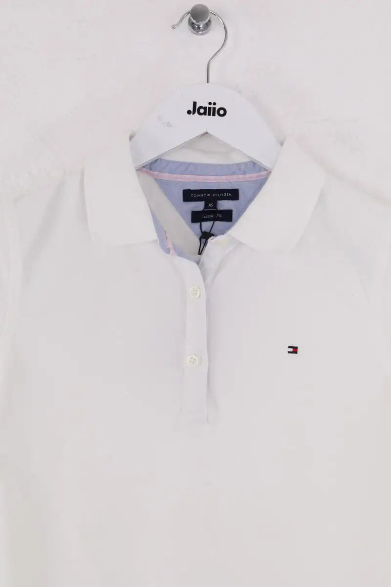 Polo Tommy Hilfiger Blanc en Coton