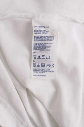 Polo Tommy Hilfiger Blanc en Coton