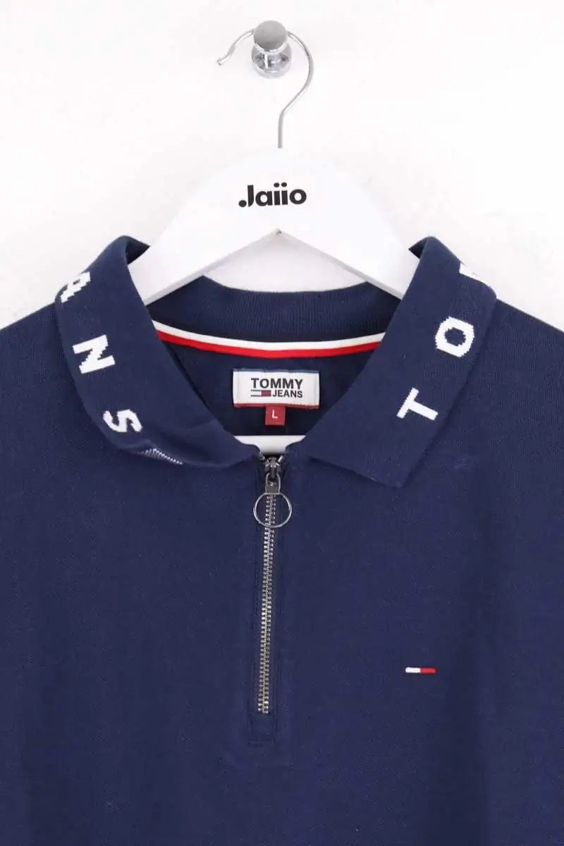 Polo Tommy Hilfiger Marine en Coton