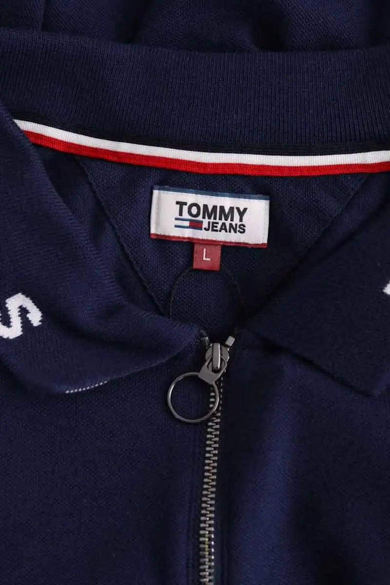 Polo Tommy Hilfiger Marine en Coton