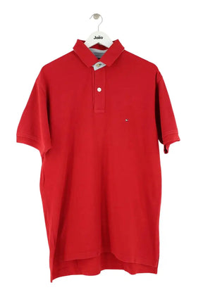 Polo Tommy Hilfiger Rouge en Coton, taille L - Seconde Main
