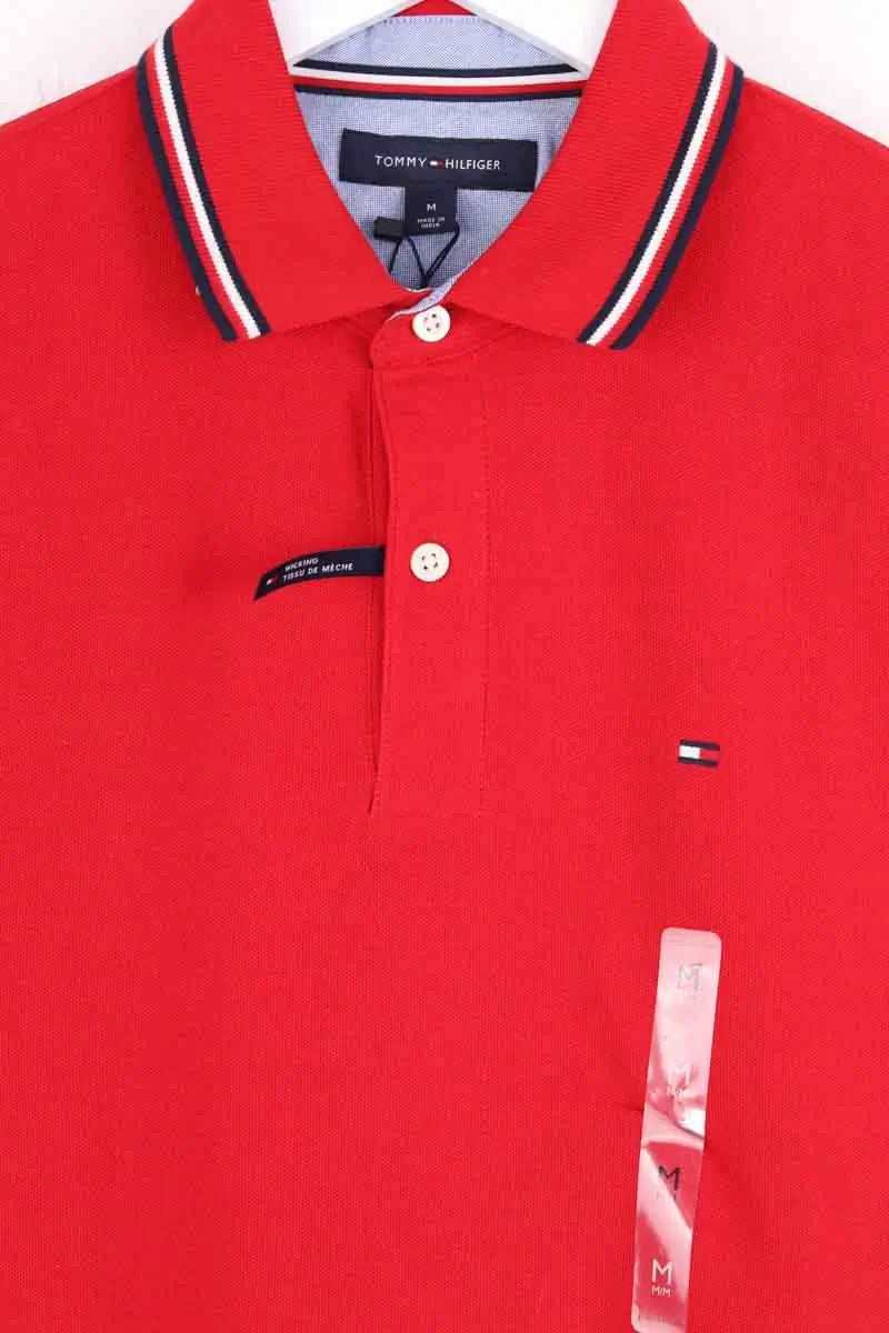 Polo Tommy Hilfiger Rouge en Coton