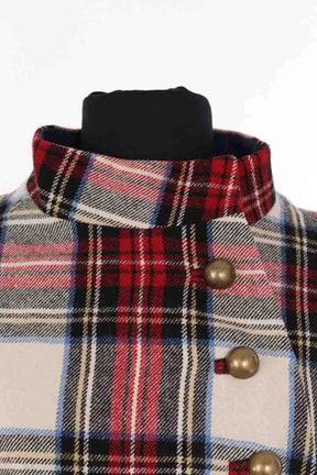 Poncho APC Rouge en Laine
