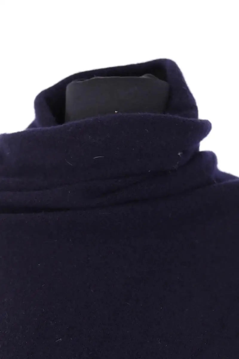 Poncho col roulé Lovers Marine en Cachemire