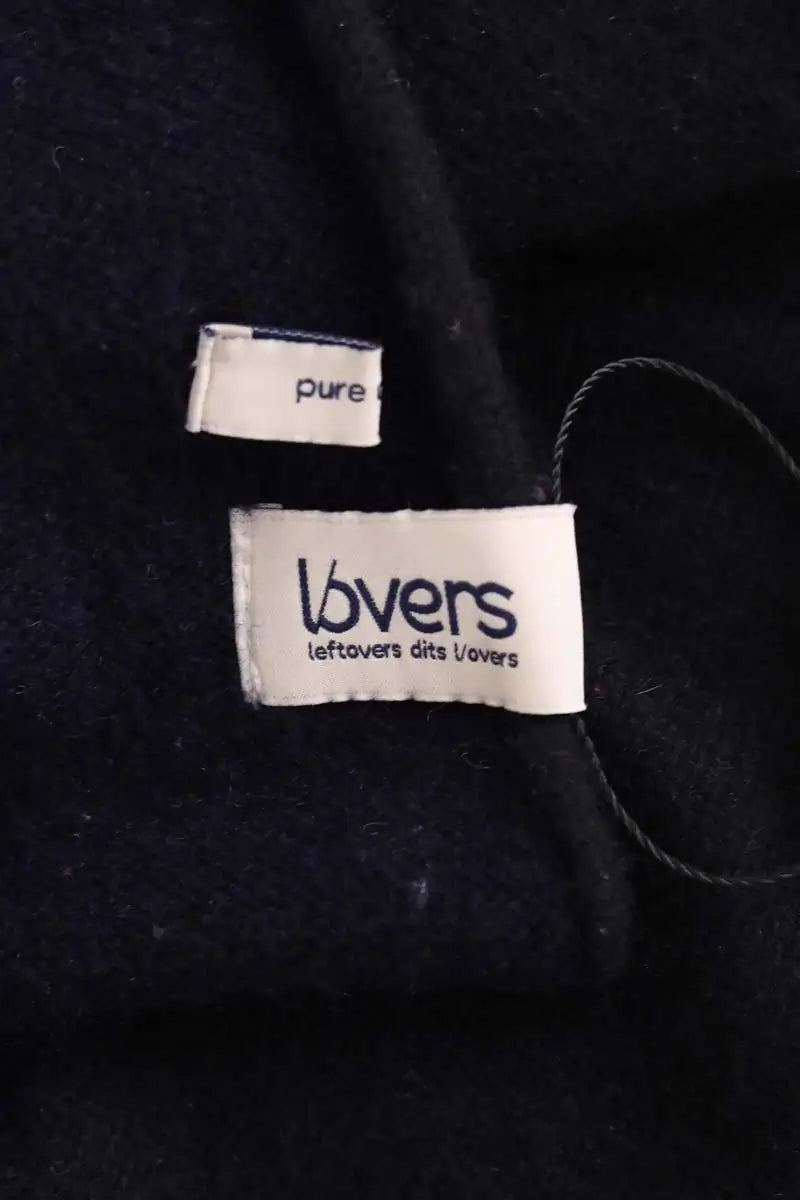 Poncho col roulé Lovers Marine en Cachemire