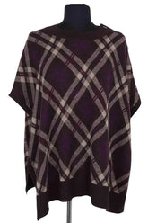 Poncho Eric Bompard Marron en Laine, taille TU - Seconde Main