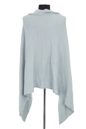 Poncho Eric Bompard Vert en Cachemire