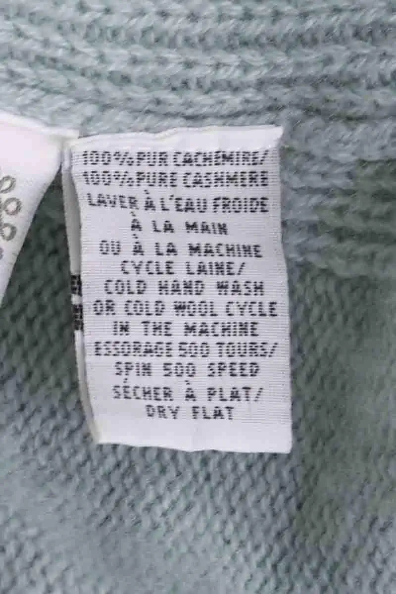 Poncho Eric Bompard Vert en Cachemire