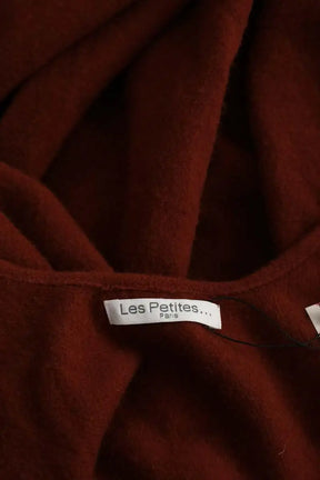 Poncho Les Petites Marron en Coton