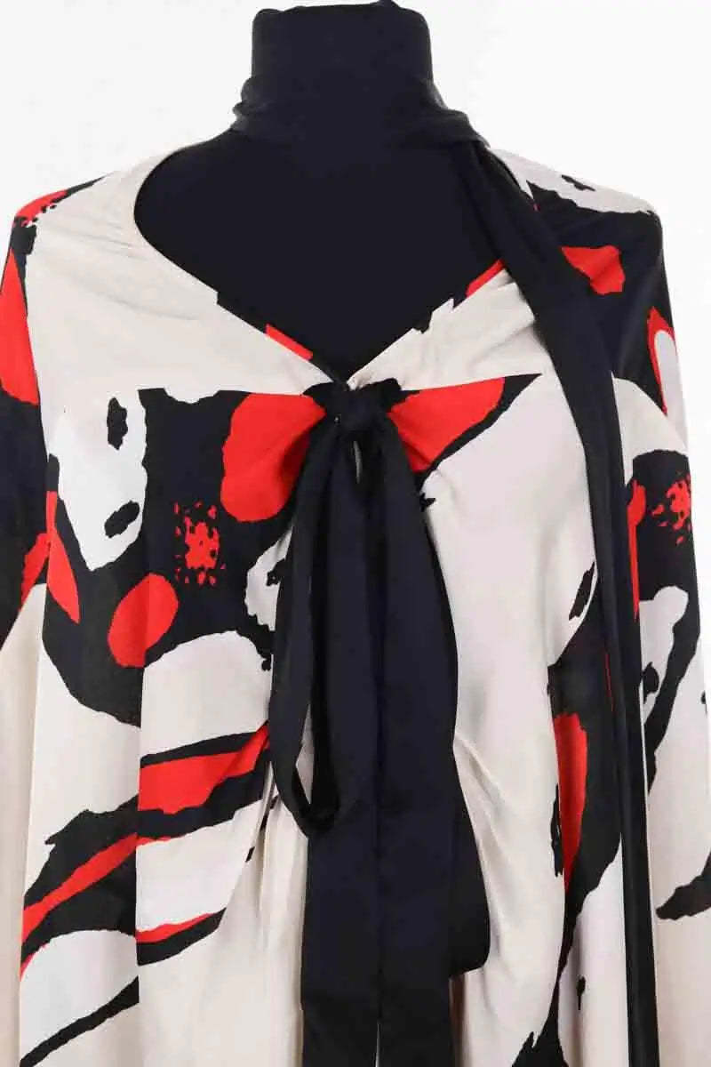 Poncho Malène Birger Ecru en Synthétique