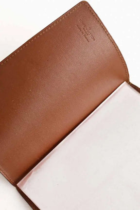 Porte-carte Louis Vuitton Marron en Cuir