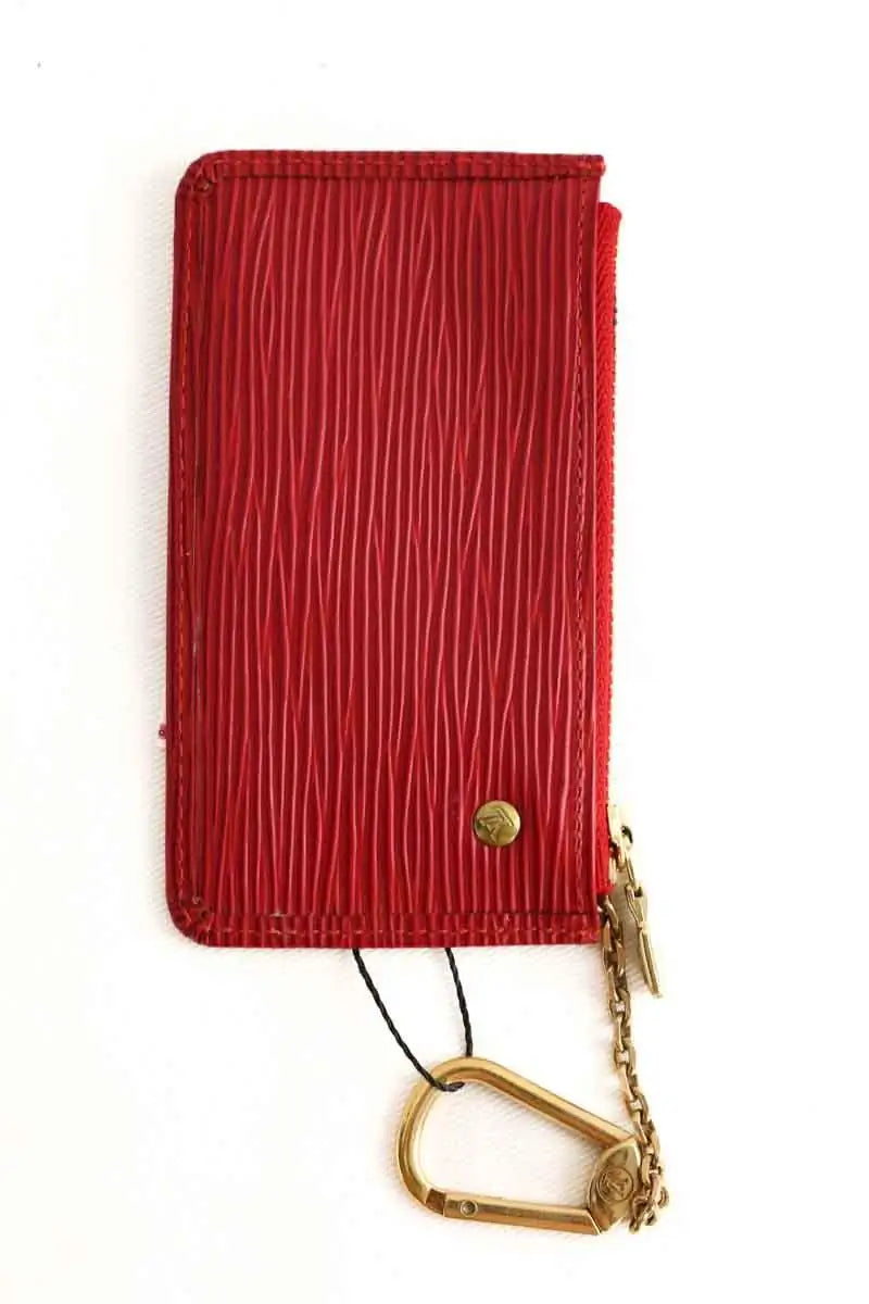 Porte-carte Louis Vuitton Rouge en Cuir