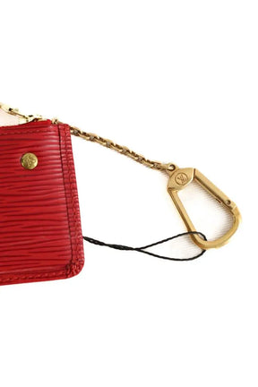 Porte-carte Louis Vuitton Rouge en Cuir