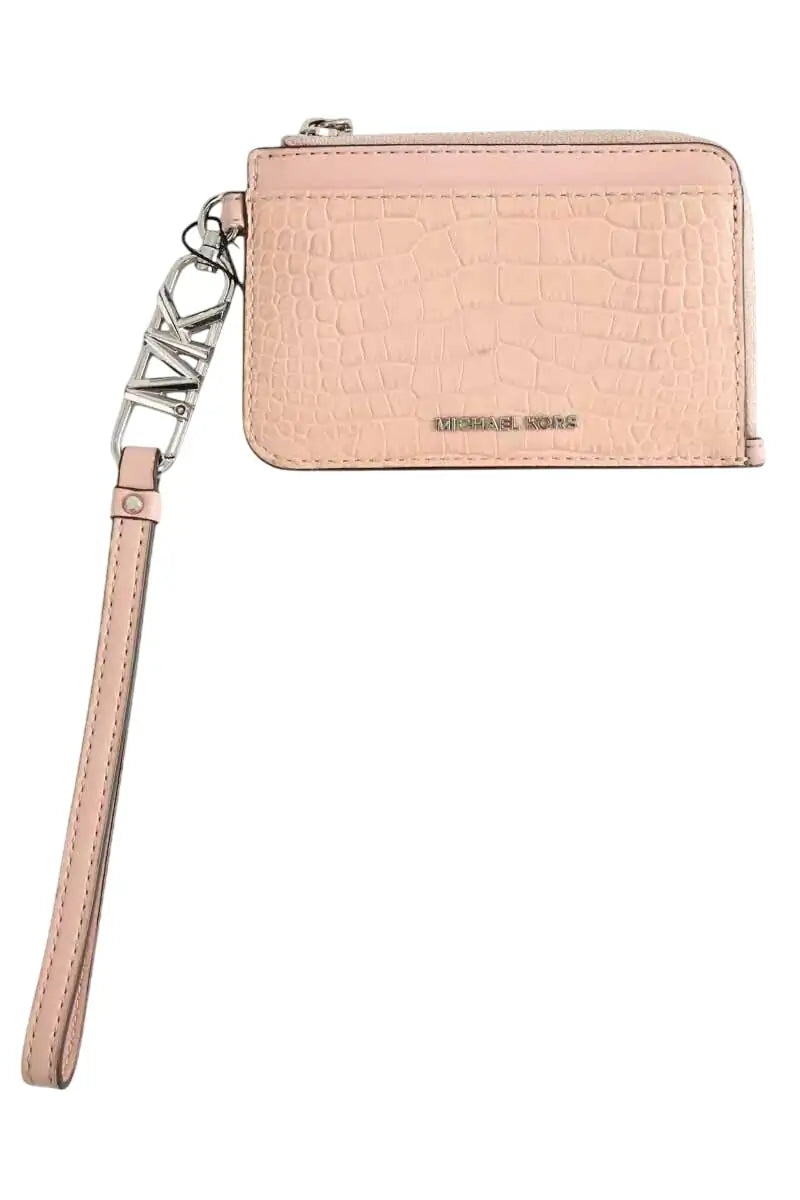 Porte-carte Michael Kors Rose en Cuir - Seconde Main