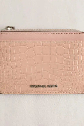 Porte-carte Michael Kors Rose en Cuir