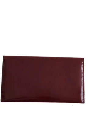 Porte-carte Tory Burch Bordeaux en Cuir verni