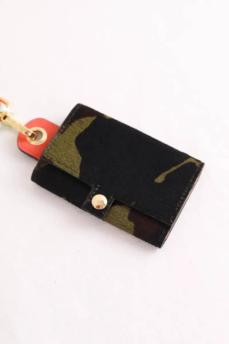 Porte-clé Heimstone Camouflage manda porte clef clapet Marron en Tissu