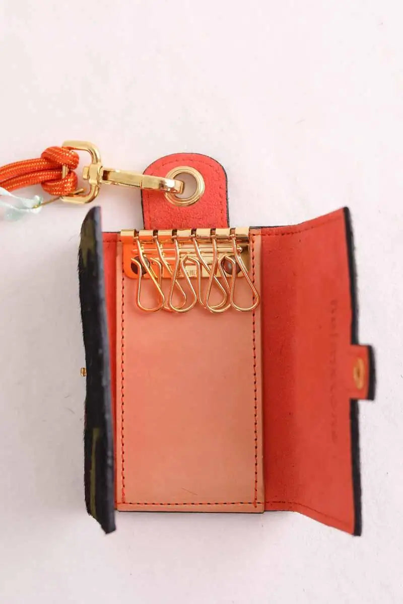 Porte-clé Heimstone Camouflage manda porte clef clapet Marron en Tissu