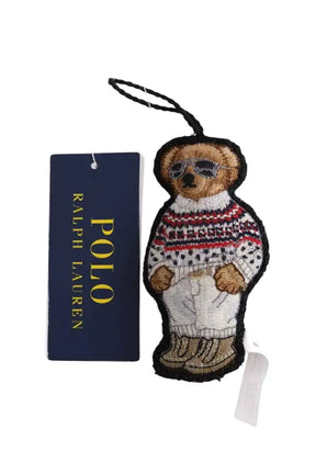 Porte-clé Ralph Lauren Blanc en Tissu - Seconde Main