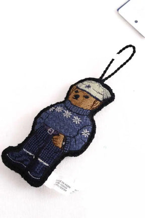 Porte-clé Ralph Lauren Bleu en Coton
