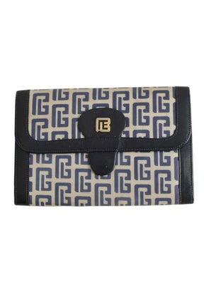 Porte-monnaie Balmain Noir en Cuir - Seconde Main