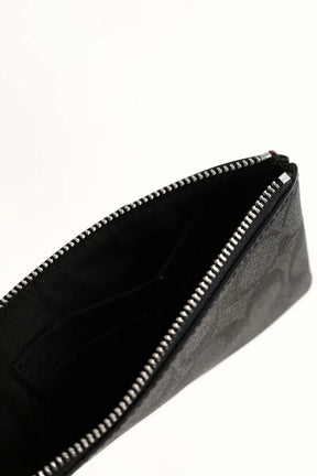 Porte-monnaie Coach Noir en Cuir