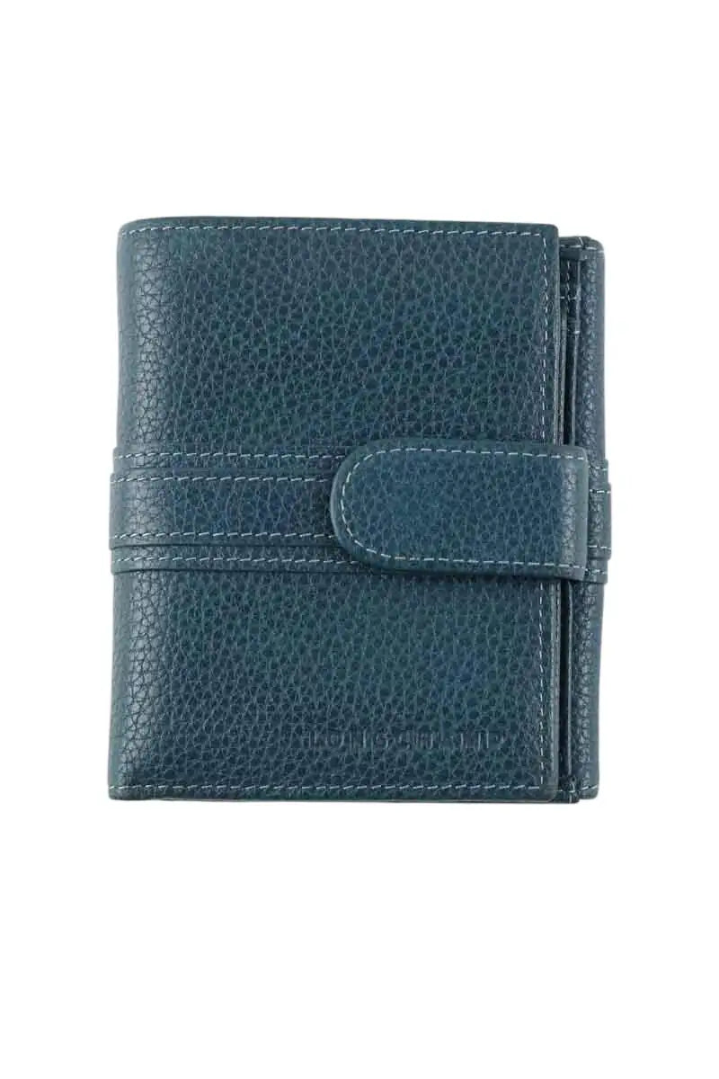 Porte-monnaie Longchamp Bleu en Cuir - Seconde Main